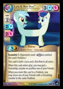 Lyra & Bon Bon *Better Halves* (V.1 - Rare)
