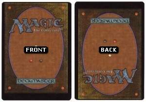MTG Back/MTG Reversed Back Misprint Round Corner Filler Card
