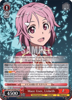 Mace User, Lisbeth (SAO/S100) (V.2 - Super Rare)