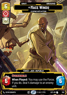Mace Windu, Leaping into Action (V.4)