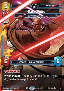 Mace Windu, Leaping into Action