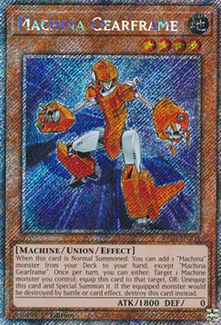Machina Gearframe (V.1 - Platinum Secret Rare)