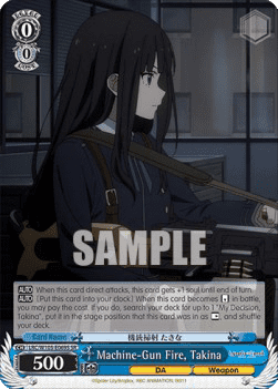 Machine-Gun Fire, Takina (V.2 - Super Rare)