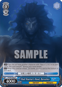Mad Warrior's Howl, Berserker (V.1 - Rare)