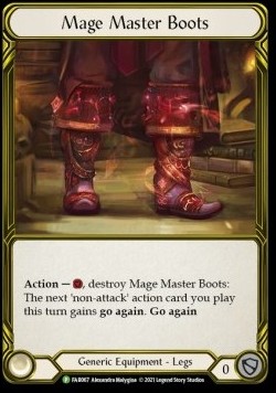 Mage Master Boots (Cold Foil Golden)