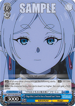 "Mage Who's Lived For Over a Thousand Years" Frieren (V.2 - Super Rare)