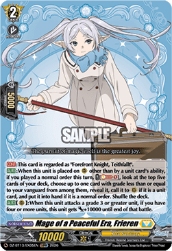 Mage of a Peaceful Era, Frieren [D-Format]
