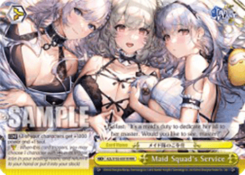Maid Squad's Service (V.2 - Triple Rare)