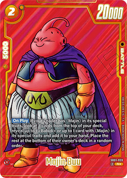 Majin Buu (SB01-033) [Fusion World] (V.2 - Alternate Art)