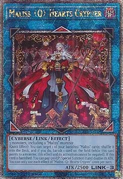 Maliss Q Hearts Crypter (V.3 - Quarter Century Secret Rare)