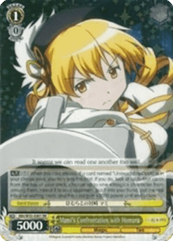 Mami's Confrontation with Homura (V.1 - Double Rare)