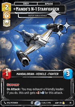 Mando's N-1 Starfighter, Faster than a Fathier (V.2)