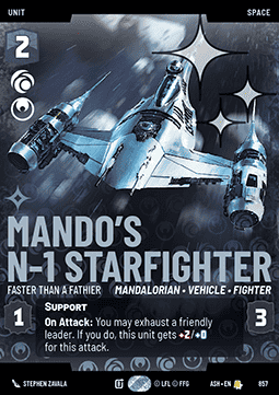 Mando's N-1 Starfighter, Faster than a Fathier (V.4)