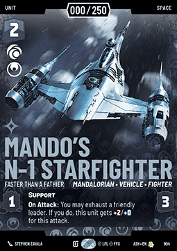 Mando's N-1 Starfighter, Faster than a Fathier (V.5)