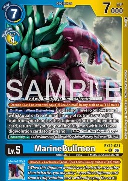 MarineBullmon (EX12-031) (V.2)