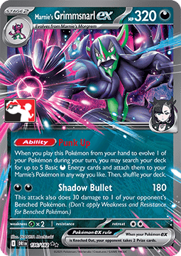 Marnie's Grimmsnarl ex  (PPS9 DRI 136)