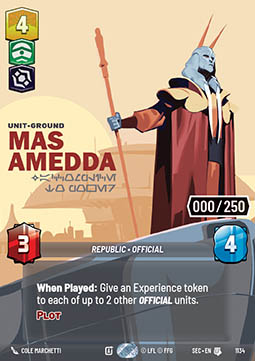 Mas Amedda, Accomplice to Power (V.5)
