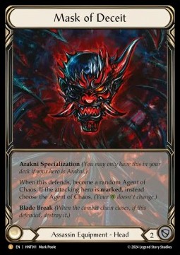 Mask of Deceit (Extended Art Cold Foil)