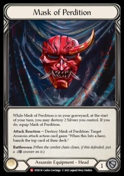 Mask of Perdition (Cold Foil)
