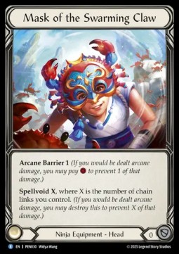 Mask of the Swarming Claw (Cold Foil)