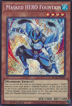 Masked HERO Fountain (V.2 - Starlight Rare)