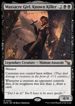 Massacre Girl, Known Killer (V.1)