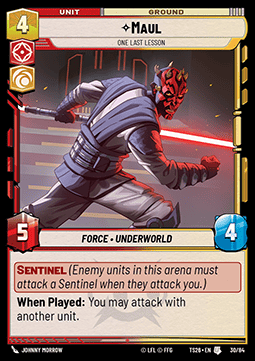Maul, One Last Lesson