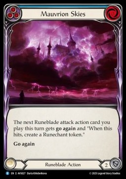 Mauvrion Skies (Blue) (Regular)