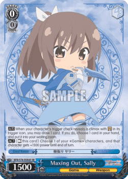 Maxing Out, Sally (V.2 - Super Rare)