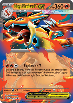 Mega Charizard Y ex  (MEP 030)