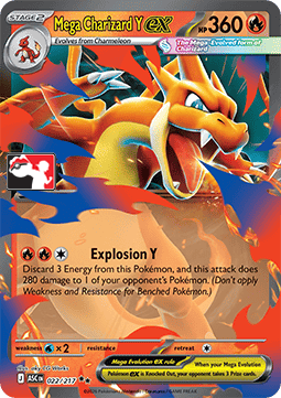 Mega Charizard Y ex  (PPS9 ASC 022)