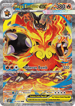 Mega Emboar ex  (MA4 170)
