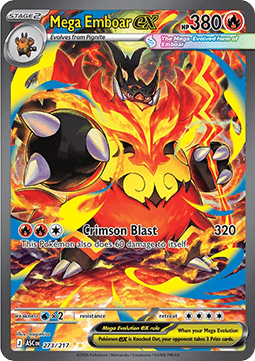 Mega Emboar ex  (ASC 273)
