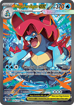 Mega Feraligatr ex  (ASC 274)