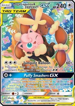 Mega Lopunny & Jigglypuff GX  (CEC 226)