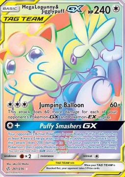 Mega Lopunny & Jigglypuff GX  (CEC 261)