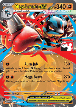 Mega Lucario ex  (PPS9 MEG 077)