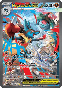 Mega Lucario ex  (MEG 179)