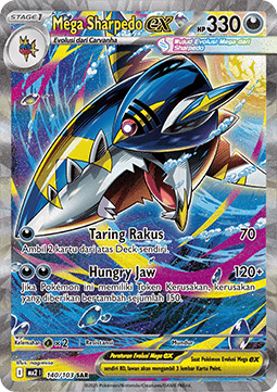 Mega Sharpedo ex  (MA2 140)