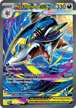 Mega Sharpedo ex  (PFL 127)