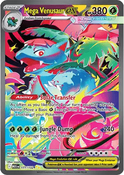 Mega Venusaur ex  (MEG 177)