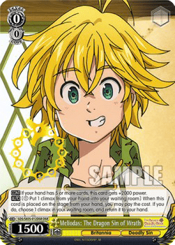 Meliodas: The Dragon Sin of Wrath (V.2 - Feature Rare)