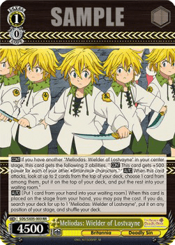 Meliodas: Wielder of Lostvayne (V.1 - Double Rare)