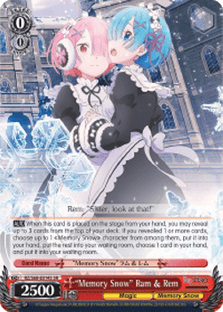 "Memory Snow" Ram & Rem (V.2 - Super Rare)