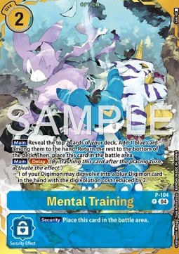 Mental Training (P-104)