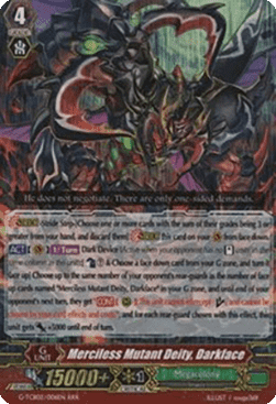 Merciless Mutant Deity, Darkface [G Format] (V.2 - Triple Rare)