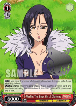 Merlin: The Boar Sin of Gluttony (V.2 - Feature Rare)