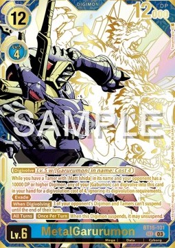 MetalGarurumon (BT15-101)