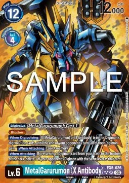 MetalGarurumon (X Antibody) (EX5-026) (V.4)