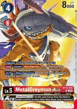 MetalGreymon Ace (BT14-014)